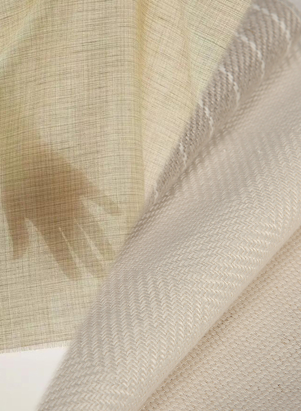 亞麻布料細節特寫，手機版