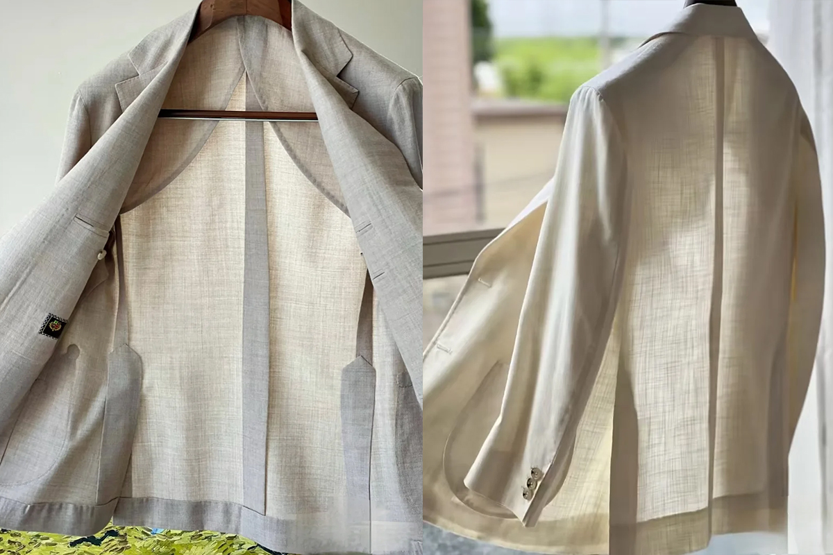 LeeCeen夏季亞麻西裝面料展示-極致輕透與涼爽透氣感-最適合夏天的會呼吸西裝材質