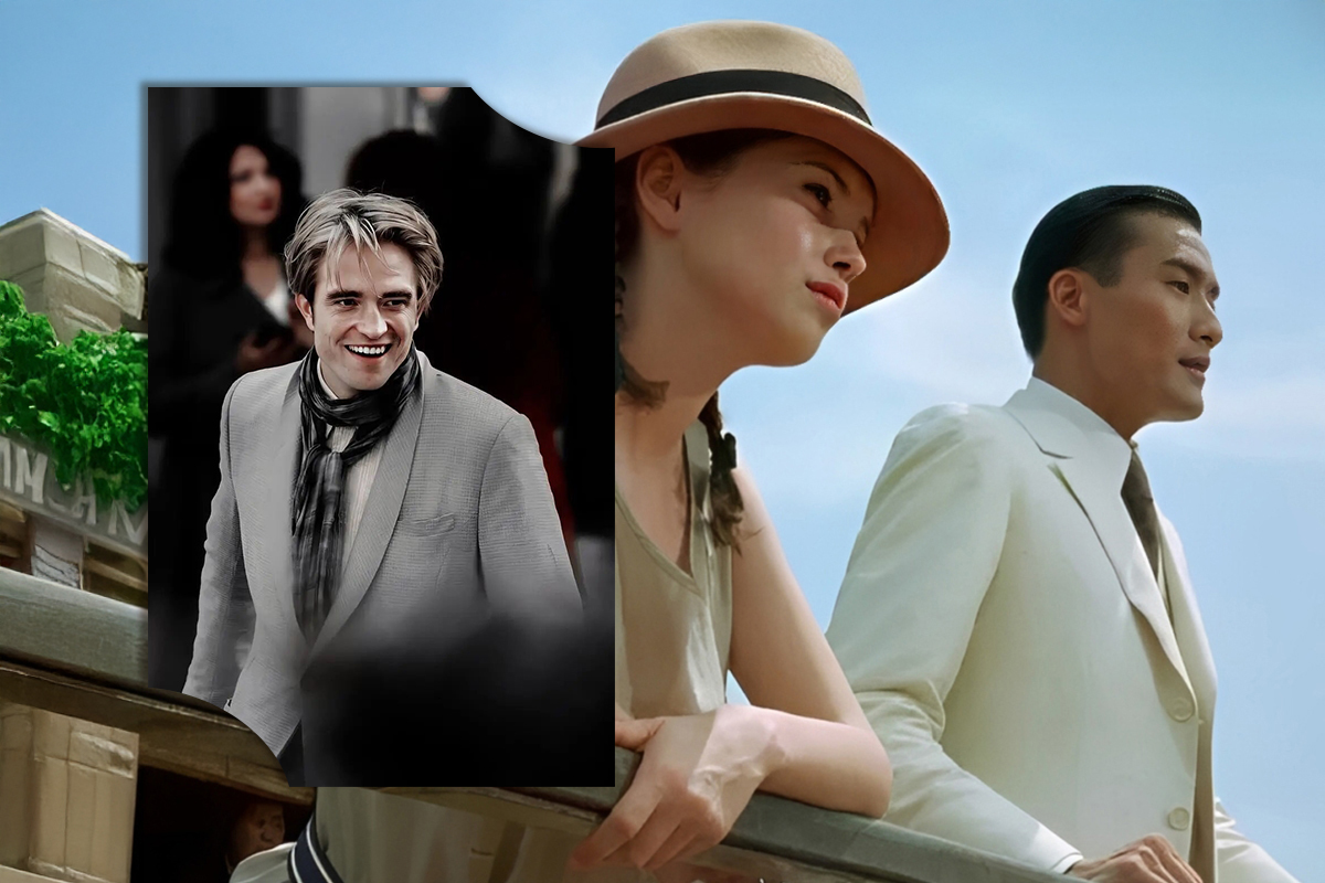 電影《情人》經典亞麻復古白西裝與《天能》休閒灰色亞麻西裝造型