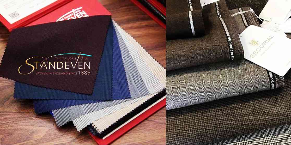 英國Standeven品牌的Escorial布料本與整匹布料