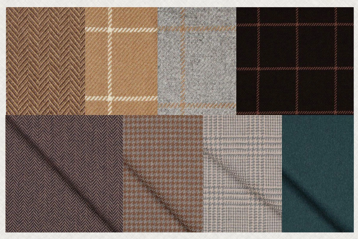 PIACENZA DUNES JACKET面料