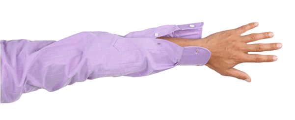 紫色襯衫捲袖動圖