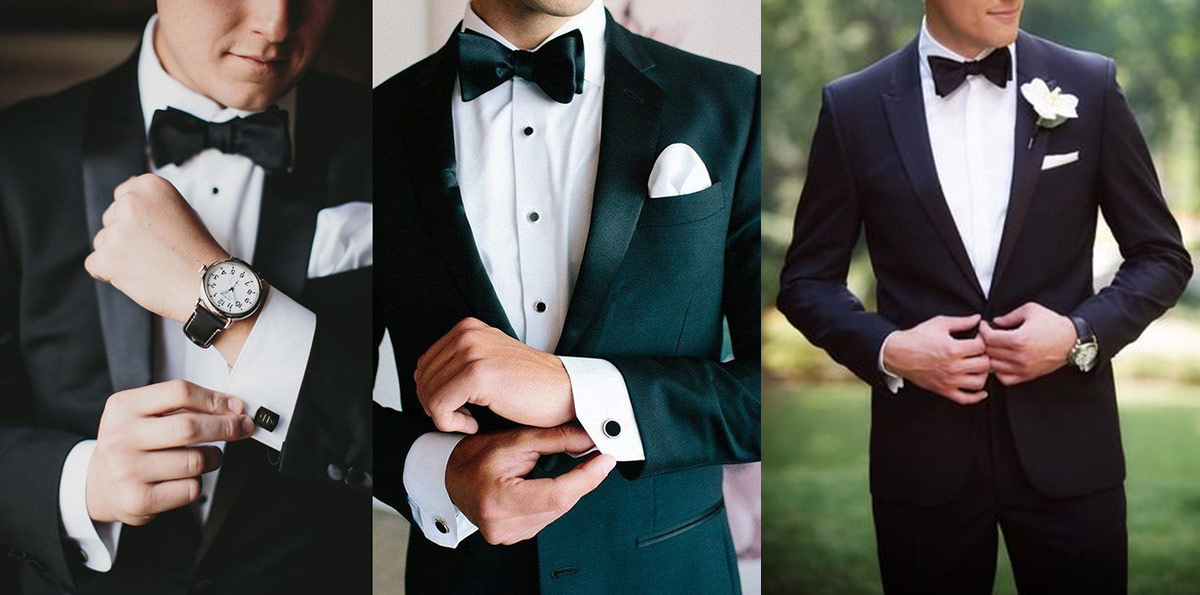 各種紳士禮服領型