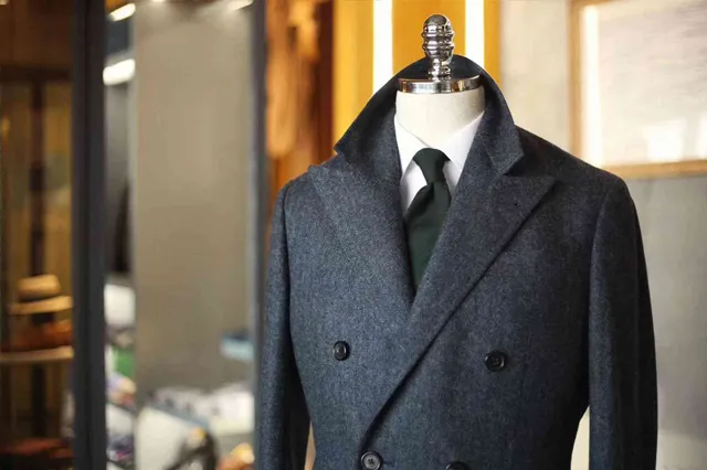 劍領雙排西裝大衣