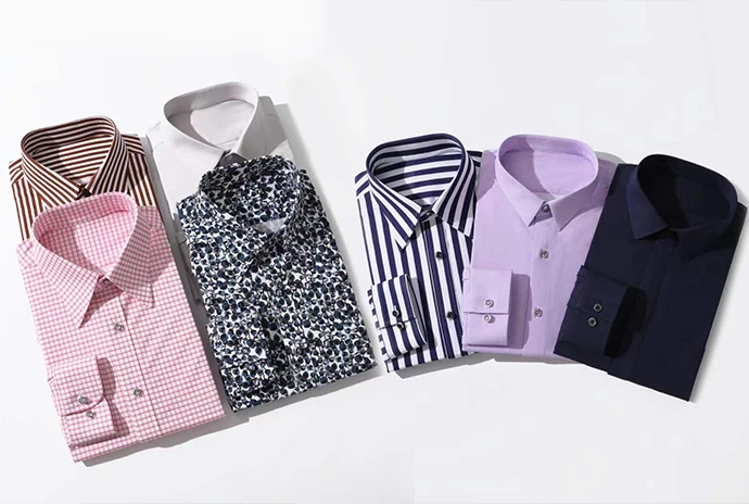 訂製襯衫有眾多花色紋面料可選